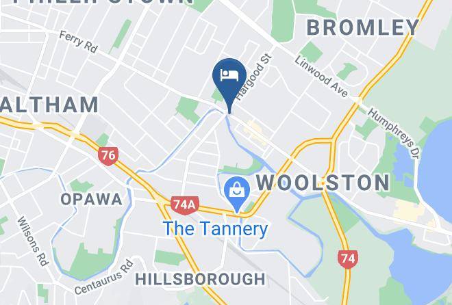 Christchurch - Arcadia Motel Maps