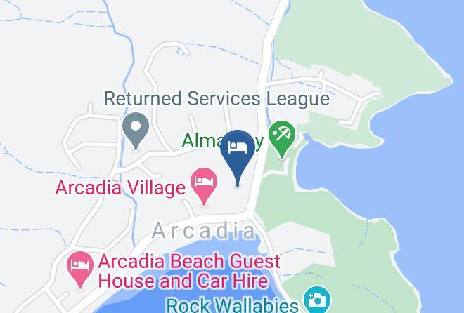 Arcadia Village Hotel Map