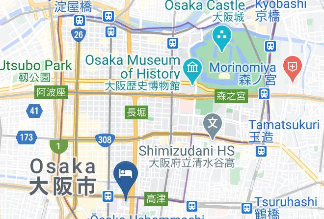 Osaka City Chuo Ward - Arcadiaef Maps
