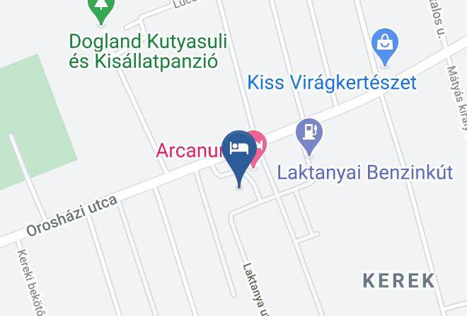 Bekescsaba - Arcanum Hotel Maps