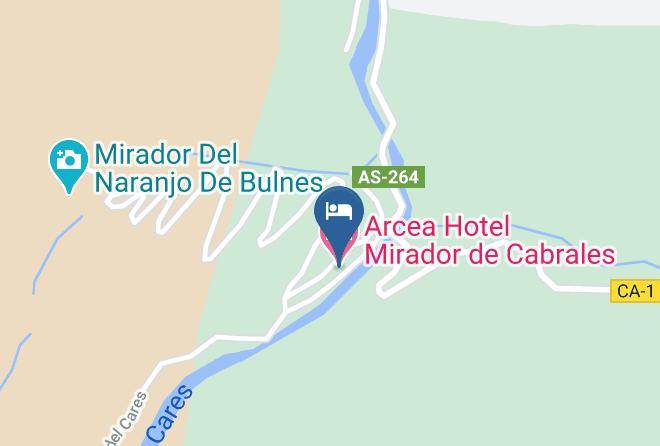 Asturias - Arcea Hotel Mirador De Cabrales Maps