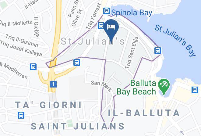 Saint Julian S - Holidays In Malta Maps