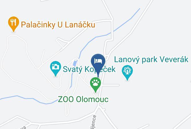 Olomouc - Archa Penzion Maps