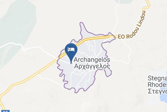 Dodecanese - Archangelos Maps