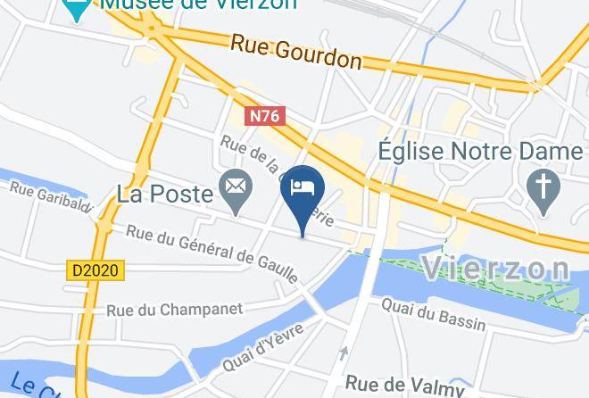 Cher - Arche Hotel Vierzon Maps