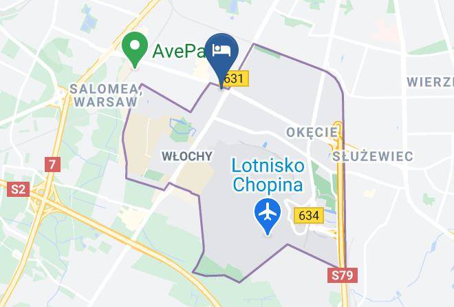 Warsaw - Arche Hotel Geologiczna Maps
