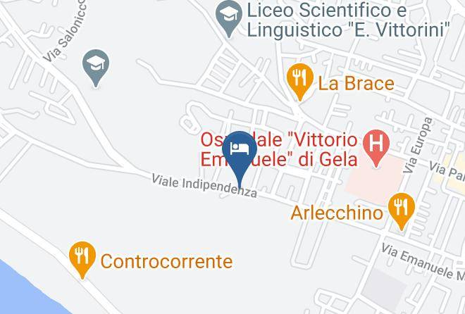 Caltanissetta - Archeo Hotel Maps