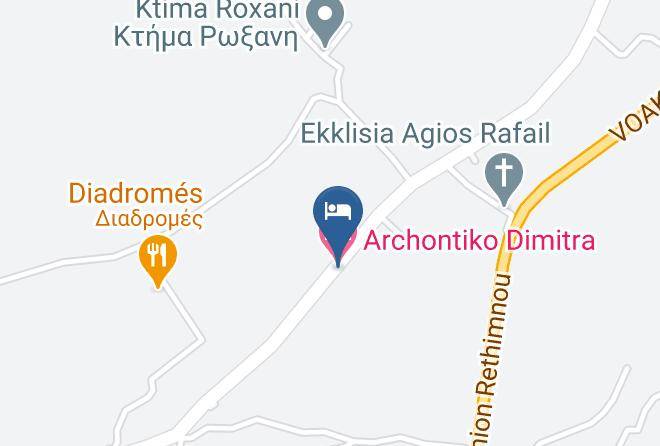 Khania - Archontiko Dimitra Maps
