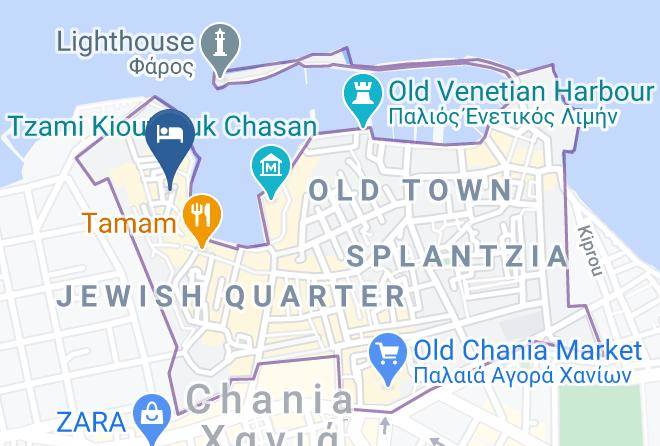 Archontiko Evgenia Studios Map