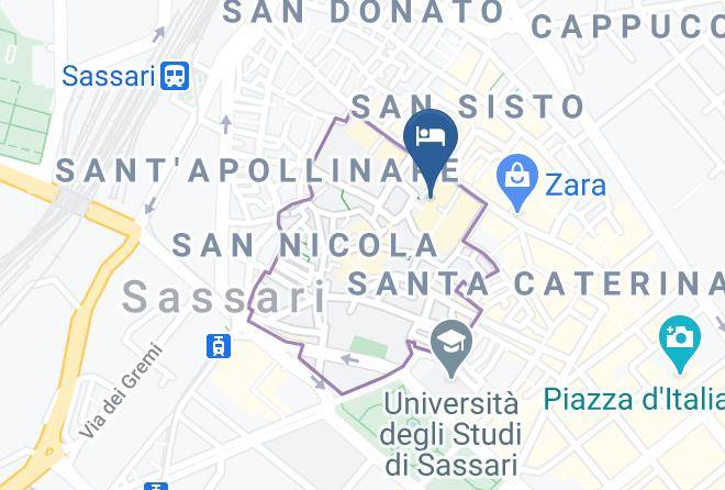 Sassari - Archubintu B&b Maps