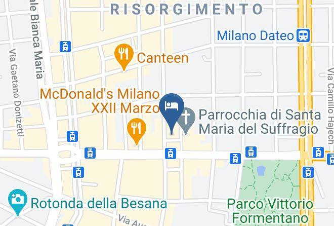 Milan - Arco Hotel Maps