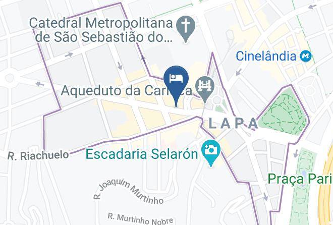 Rio De Janeiro Centro - Arco Iris Da Lapa Maps