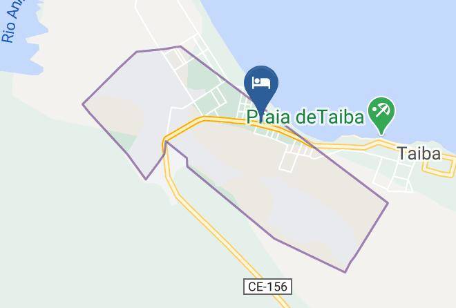 Arco Mundial Hotel Pousada Taiba Map