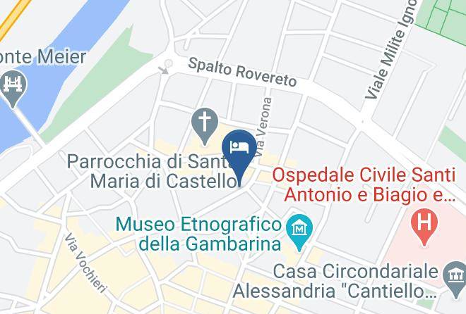 Alessandria - B&b Arcobaleno Maps