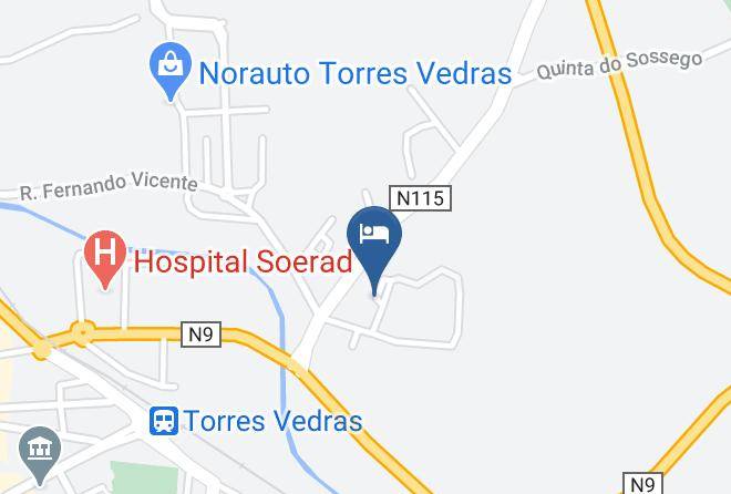 Torres Vedras - Arcos Hotel Maps