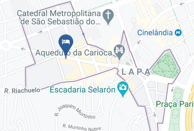 Rio De Janeiro Centro - Arcos Rio Palace Hotel Maps