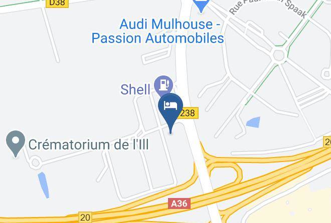 Arcotel Autoport Alsace Map