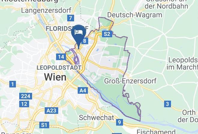 Vienna Donaustadt - Arcotel Donauzentrum Wien Maps