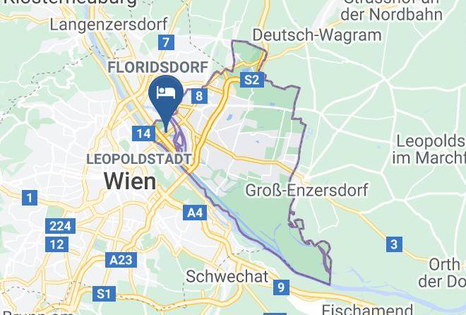 Vienna Donaustadt - Arcotel Kaiserwasser Wien Maps