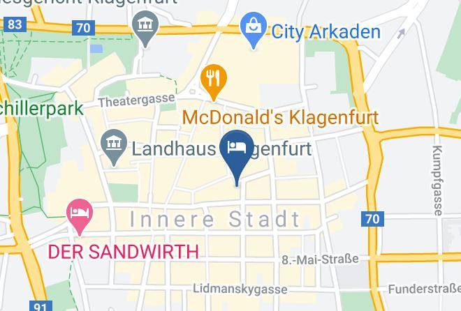 Klagenfurt - Select Hotel Moser Verdino Klagenfurt Maps