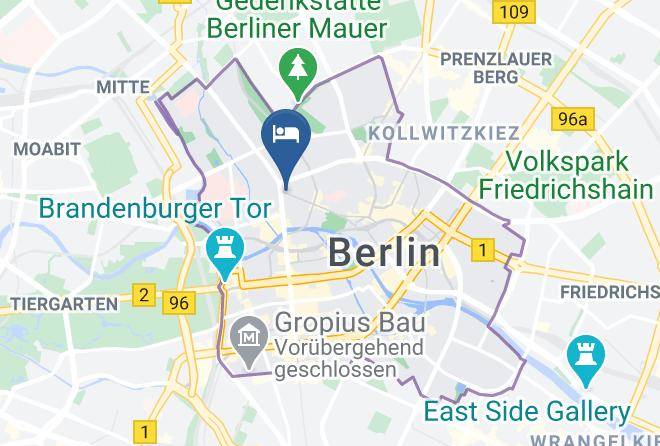 Stadt Berlin - Arcotel Velvet Berlin Maps
