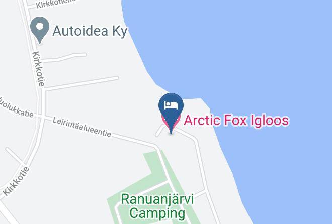 Ranua - Arctic Fox Igloos Maps