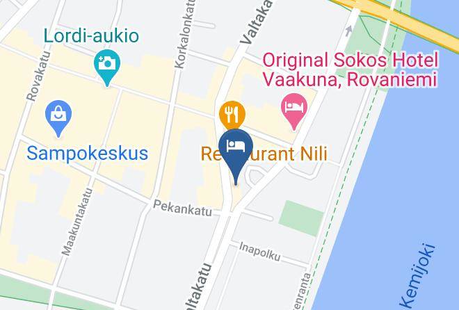 Rovaniemi - Arctic Light Hotel Maps
