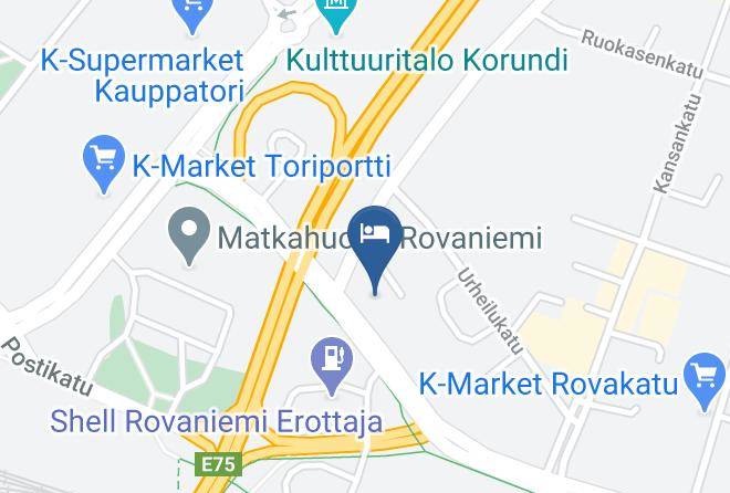 Rovaniemi - Arctic Sauna Rova Maps