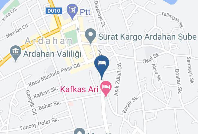 Ardahan Kaptanpasa - Ardahan Ipekyolu Otel Maps