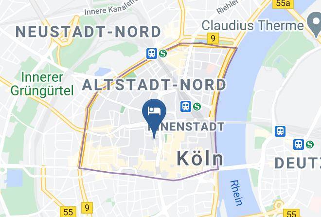 Cologne - Hotel Arde Cologne Center Maps