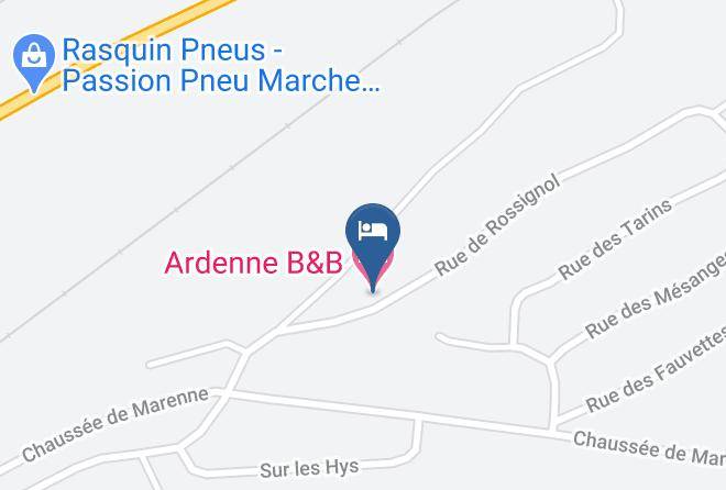Luxemburg Province - Ardenne B&b Maps