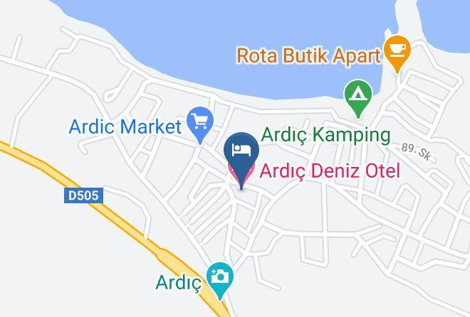 Karaburun - Ardic Deniz Otel Maps