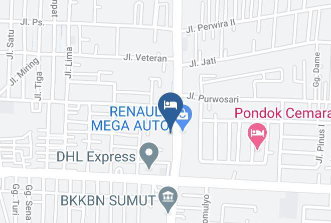 Kota Medan - Ardina Hotel Maps