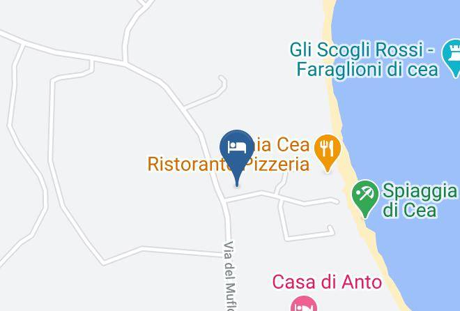 Nuoro - Area Attrezzata Rocce Rosse Maps