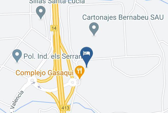 Valencia - Area De Servicio Gasaqui Maps