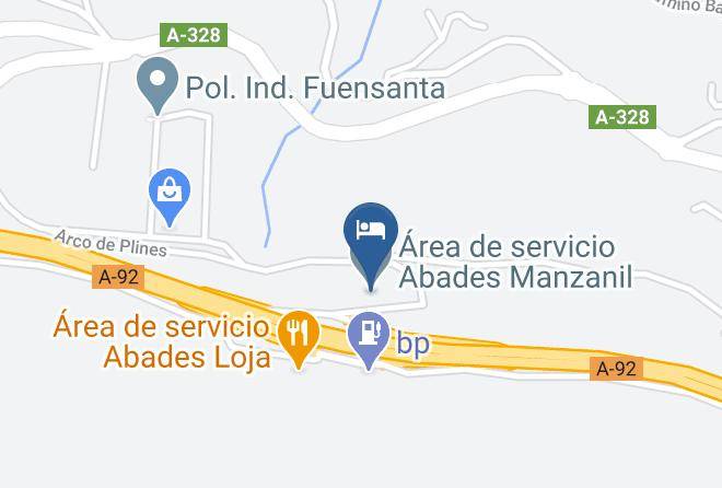 Granada - Area De Servicio Abades Manzanil Maps