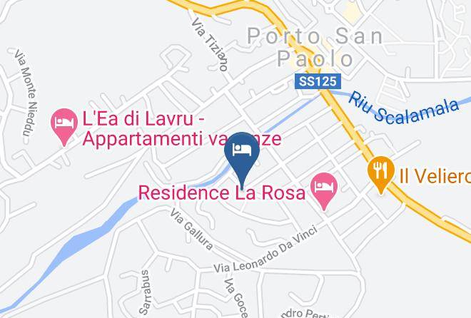 Sassari - Area Sosta Porto San Paolo Maps