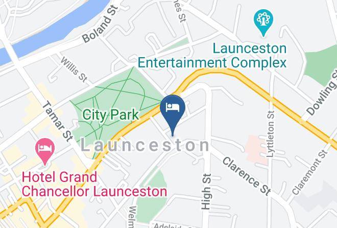 Launceston - Areca Launceston Maps