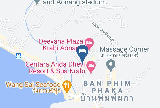 Mueang Krabi District - Aree Tara Resort Maps