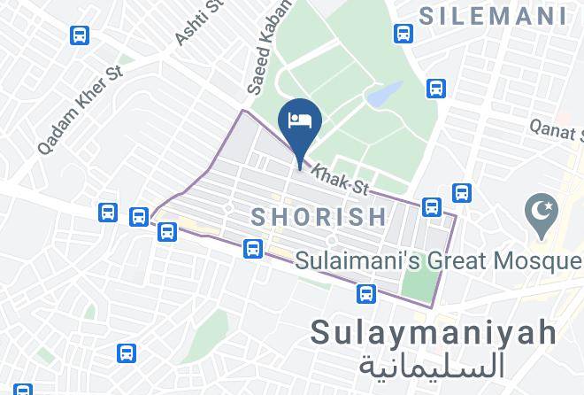 Sulaymaniyah - Areen Hotel Maps