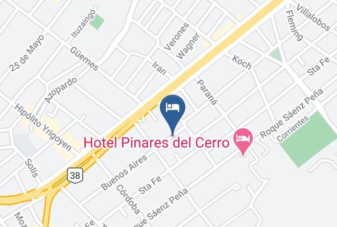 Santa Maria Department - Are Kepay Hosteria Serrana Maps