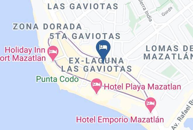 Mazatlan - Arena Dorada Maps