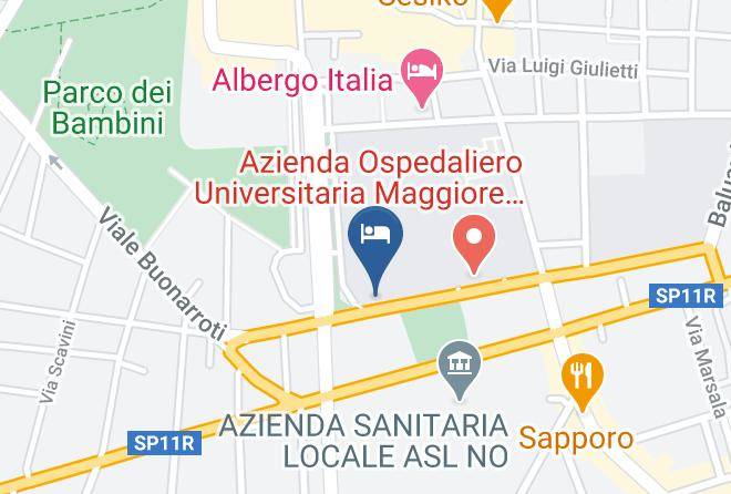 Novara - Arena Hotel Maps