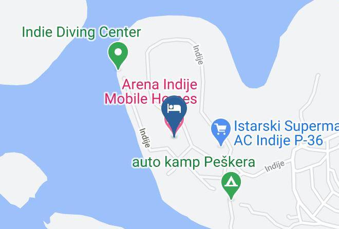 Medulin - Arena Indije Mobile Homes Maps