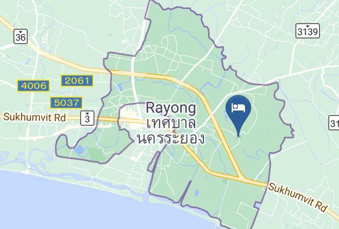Amphoe Mueang Rayong - Arena Resort Maps