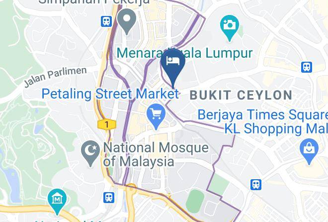 Kuala Lumpur - Arenaa Star Hotel Maps