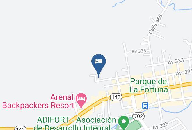 Arenal Luxury Hideaway Map