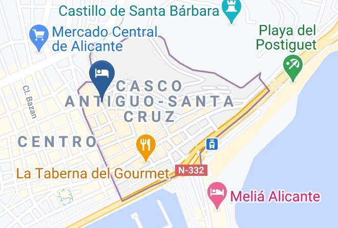 Alicante - Arenal Suites Alicante Maps