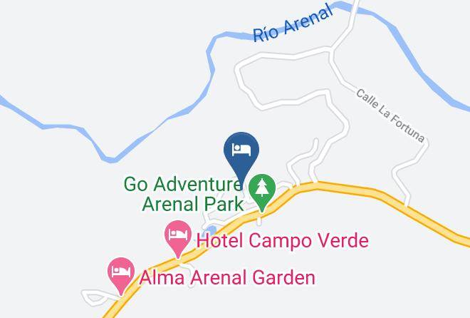San Carlos - Arenal Volcano Montana De Fuego Mountain Resort & Spa Maps