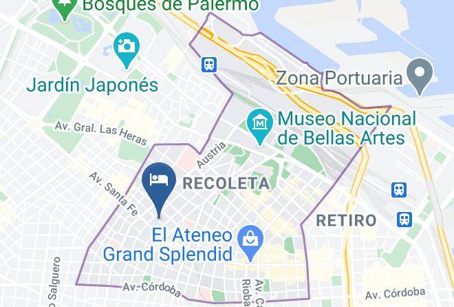 Buenos Aires - Arenales Suites Maps